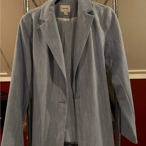 Nine West Women's Light Gray Blazer